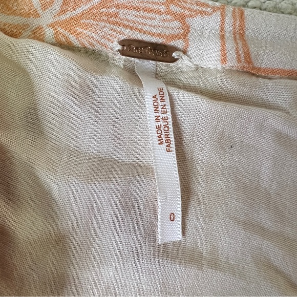 Free People Bring Back The Summer Ruffle Maxi Skirt Pink and Purple Floral - Picture 11 of 13